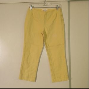 Chico's yellow capris